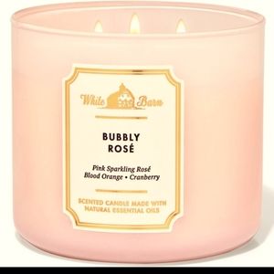Bubbly Rose 3 Wick Candle